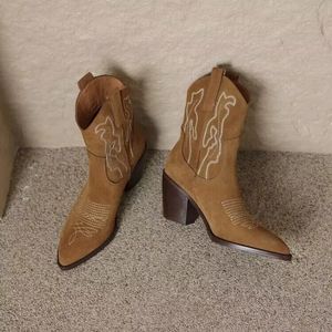 Stivali da cowboy occidentali ricamati classici per donne stivali da cowgirl in pelle scarpe con tacchi alti scarpe da donna di grandi dimensioni 42 240408