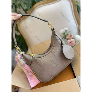 2024 Bagatelle Torby na ramię torebki pod pachami błądzą hobo torba wytłaczana torba crossbody Women Lady torebki M46112 10A