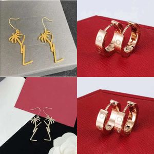 Stallone orecchini designer gioielli Palm albero pendente Sier Earring Earring Y Party Studs Gold Hoops Engagement for Gift S