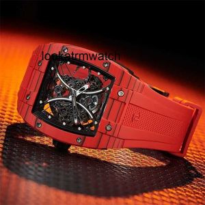 Desginer Mechanical Automatic Watch 2023 Nowa czarna technologia Top Red Mechanical Miller