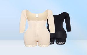 Full Body Shaper Woman Open Bust Bodysuit Waist Trainer Tummy Control Mid Thigh Trimmer Shapewear Fajas Sheath Reductive Girdle5589391