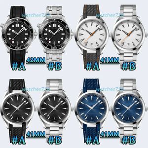 Mens Designer Watches High Citity Sea 300 Hareket Özelliği 42/44mm Otomatik Mekanik İzleme 904L Paslanmaz Çelik Safir Moda Kutusu ile Su Geçirmez