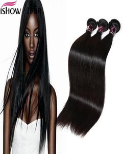 Peruansk silkeslen rak 3st är how 100 obearbetat mänskligt hår orignalt mänskligt hår 828 tum naturlig svart färg toppsäljning14519011670790