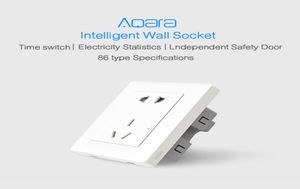 Epacket Aqara Smart Wall Socket Wireless Outlet Switch Light Control Zigbee Socket Work för Mijia Mi Home HomeKit7208430