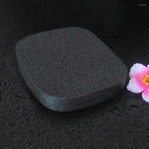 Makeup Sponges Natural Black Bamboo Charcoal Face Clean Sponge Wood Fiber Wash Beauty Accessory Cleaning Puff