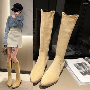 Boots Autumn And Winter Over Knee High For Women 2024 Korean Long Slim Fashion