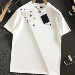 T-shirt designer massex feminina moda feminina larga algodão curta letra l letra impressão de camiseta de hip hop desgas