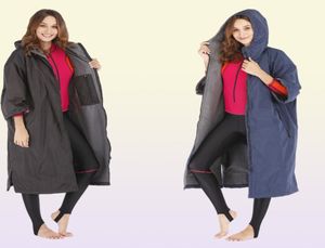 dry robe waterproof hoodie poncho wet suit dryrobe with microfiber terry toweling lining 2103241406071