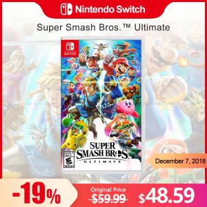 Deals Super Smash Bros. Ultimate Nintendo Switch Game Deals Action Fighting and Multiplayer Genre for Switch OLED Lite Game Console