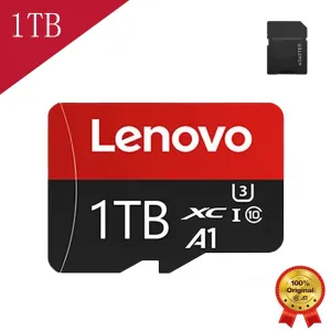 Karty pamięć Lenovo Karta TF 512GB 256 GB 128 GB SD/TF Flash Memory Card 1TB 512 256 GB Micro TF/SD karta flashowa do telefonu PS5 Dropshipping