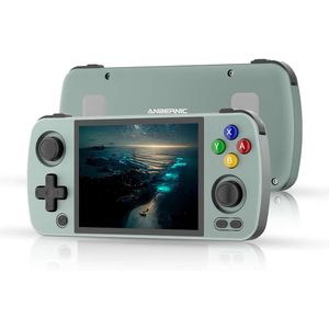 Experience Gaming Excellence with the RG405M Handheld Game Console - 4-Inch IPS Touch Screen, Android 12, CNC Aluminum Alloy Body, Unisoc Tiger T618, 128GB Storage,