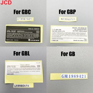 Altoparlanti JCD 1pcs per GBC GBP GBL GAGE ​​GAME CONSOLE Nuovi adesivi posteriori Lables Sostituzione per Gameboy Color Shell Sticke