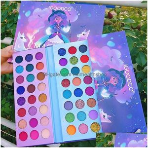 Тени для век/лайнер комбинация тень в лайнере igoodco 96 Colors Palette Palette Pearl Matte Fine Glitter Stage Makeup Beauty Dh47y