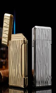 Torch Lighter Windproof Refillable Butane Gas Jet Torch lighters Metal Cigar Lighter Gift For Friends238K3764984