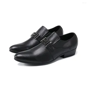 Scarpe casual Arrivo Black Mrade Mrade da uomo Slip On Punte TOE Genuine in pelle Magno di grande dimensione 47