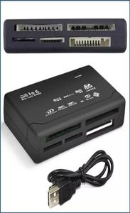 Tudo em um cartão de memória leitores de cartão TF MS M2 XD CF Micro SD USB 20 Cards Reader com Data Line8831402