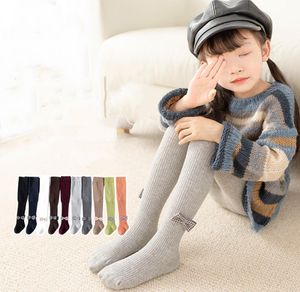 1 bis 6 Jahre Mädchen Strumpfhosen Herbst Winter Kinder039s Baby Strumpfhosen Baumwollgestricke weiße schwarze Hose für Kinder Leggings Mädchen Siz9249873