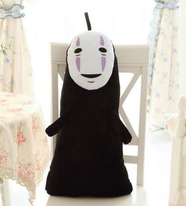 60cm Anime Cartoon Miyazaki Hayao Spirited Away No Face Plush Toy Soft Stuffed Animal Doll7753007