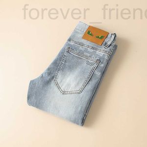 Designer di jeans maschile 2024 primavera/estate pantaloni in denim azzurro sottile n962-p165 pyc2