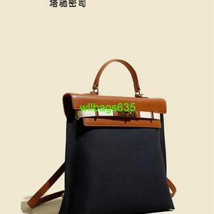 Skórzane torby plecakowe Zaufane luksusowe torebkę ky dotyk miss płótno plecak damskie unikalne projektowanie torebki na ramię moda torba dojeżdża do logo HBA3VQ