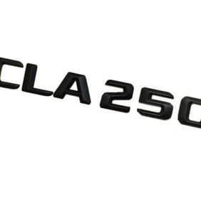 マットブラックCLA 250カートランクリア文字単語番号バッジエンブレムデカールステッカーメルセデスベンツCLAクラスCLA2501975405