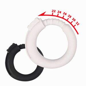 Silicone Adjustable Cock Ring sexy Toys for Men Delay Ejaculation Penis Ring 22-32mm Adult Products Chastity Device sexy Shop