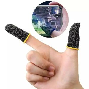 Grips 1 Pair Super Thin Gaming Finger Sleeve Breathable Fingertips For Pubg Mobile Games Touch Screen Finger Sleeves For Gaming