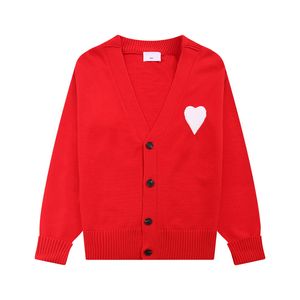 Y2K Women's Cardigan Sweater V-Hals 2024 Ny vår och hösten Casual Long-ärmad tröja Amis Kvinnors minimalistiska lösa långärmade toppmäns tröja