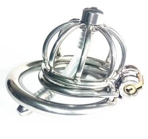 Stainless Steel Cock Cage Chastity Cages Device with Spike Ring Penis Penetretion Plug Urethral Catheter Sound Bondage BDSM Tortur8975834