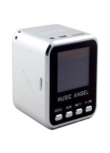 Musik Angel Mini -högtalare USB Micro SDTF HIFI Audio Amplifier MP34 Display Alarm Clock Digital Player6380793