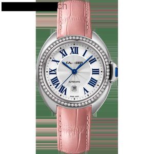 Relógios elegantes de designer Carter para homens da série Mulheres Chave Original Diamond Conjunto de diamantes Automático Mechanical Business Designer Wrist Watch for Men