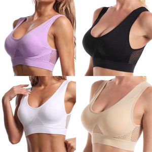 & Camisoles Tanks Hollow Out Camisole Padded Tank Top Sexy Lingerie Thin Sports Underwear Bralette Plus Size Crop Tops for Women 4XL 5XL 6XL s