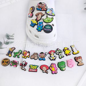 25colors boys girls animals monster Anime charms wholesale childhood memories game funny gift cartoon charms shoe accessories pvc decoration buckle soft rubber