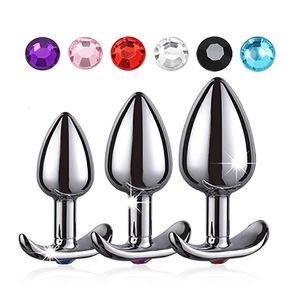 Metal Anchor Base Outdoor Womens Anal Plug Couple Adule Toy Stainless Steels Man Butt Plug Trainer Adult Sex Anal Masturbator 240417