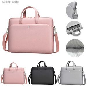 Other Computer Accessories Laptop Sleeve Bag Notebook Case Pouch For 13.3 14 15.6 Inch Macbook Air Pro 16 HP Huawei Lenovo Dell Shoulder HandBag Briefcases Y240418