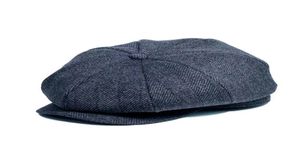 Herr- och kvinnors nyhetsboys Cap Cap Painter's Hat åttkantig hatt förtjockad och varm7544320
