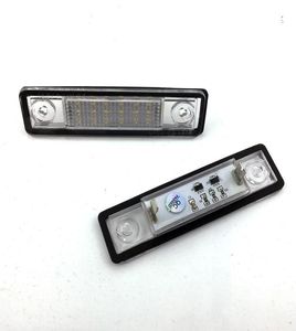 2st CAR 18 LED -registreringslampor 12V Vit nummer Plate Lamp för Opel Astra G Astra F Corsa B Zafira A Vectra B för Omega A2824229