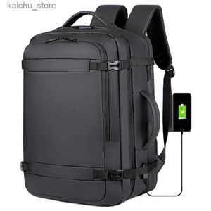 Altri accessori per computer ad espansione multifunzione di grande capacità USB USB Backpack Laptop Business Casual Mens e Womens Spalles 17.3 pollici Y240418