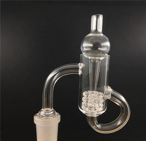 Newest Insert cycle Quartz Banger Nail Cyclone Spinning Carb Cap and Terp Pearl Recycler Quartz Banger Nail For Dab Rig7191674