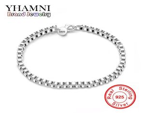 Yamni Fashion Three Lines Beads Bracelet 100 Pure 925 Silver Fashion Jewelry Braclet Barlet H1722193902