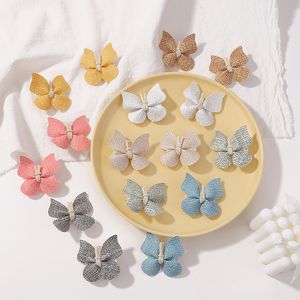 Multicolor Kids Baby Butterfly Hair Slides Cute Butterfly Hair Clips Barrettes for Gift Party