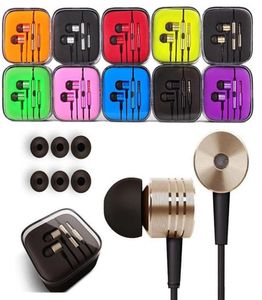 Bunte Kopfhörerverstärker 35 mm Metallkopfhörer Universal Earphone Rauschen inarisch Abbrechen für Samsung Android Phone2618284