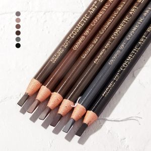 Улучшители 1pcs Natural Prough Brow Pencil Pencil Водонепроницаемые глаз энхансер ручка