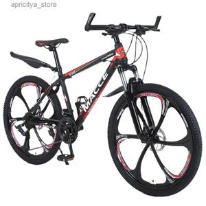 Bikes Korea Ücretsiz Nakliye Dağ Bisiklet 26INCH 21/24 SPEED Kentsel Bisiklet Disk Fren Açık Kros Bicyc L48