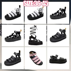 Nya lyxiga tofflor Sidor Black Summer Beach Casual Shoes For Män Kvinnor Flip Flops Strap Tower Buckle Bekväm Fashion Skodon Komfort Toppkvalitet Nytt