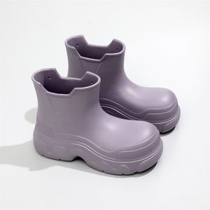 여성상 수상자 플랫폼 첼시 부츠 패션 마틴 부츠 고급 청키 힐 가죽 디자이너 Beaubourg Wonderland Flat Ankle Boots Shoes 04