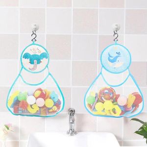 Storage Bags Organization Transparent Baby Bathtub Toy Bag Bathroom Accessories