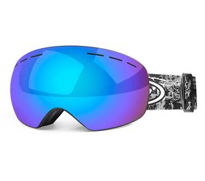 Óculos de esqui esportes ao ar livre Snowboard caminhada de camadas duplas UV400 Antifog Big Ski Mask Glasses Skiing Mulheres Mulheres Snowboard Gogg3206756