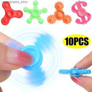 Gry nowatorskie 1-10 mini fidget Rotating Toys 4 cm dziecięcy ręczne obrotowe żyroskop redukujący zabawki