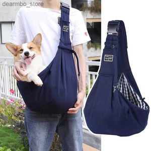 Dog Carrier Adjustable Pet Do Carrier Ba Outdoor Travel Puppy Sinle Shoulder Bas Dos Comfort Slin Handba Cori Puppy Tote Pouch L49